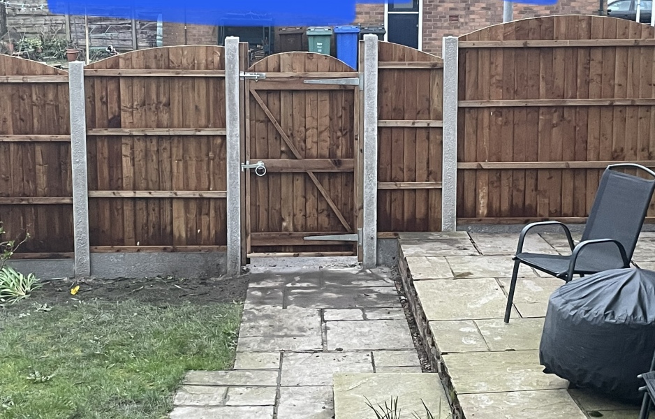 State of my new fence!