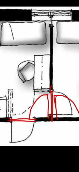 Has anyone split the main bedroom in a mid terrace into two smaller rooms?