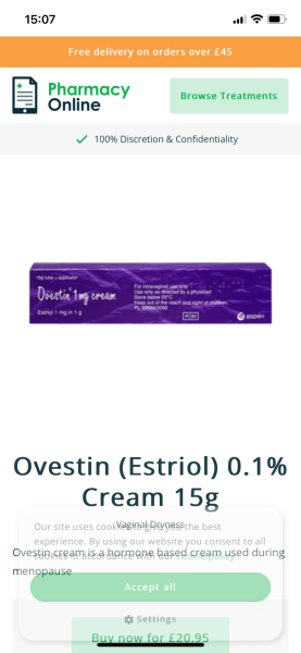 Vaginal Oestrogen Question