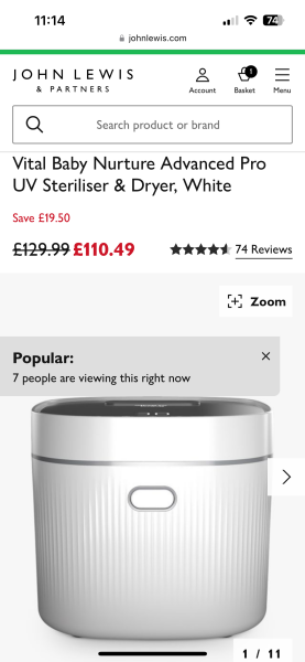 UV Steriliser - MAM bottles