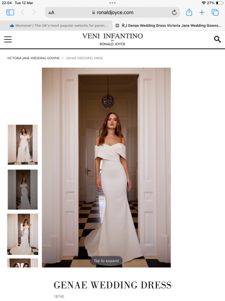 £1,500 on a wedding dress…