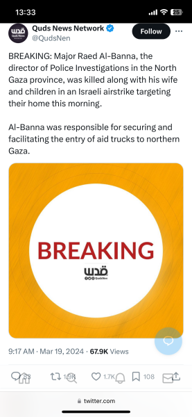 IDF statement on Aid Convoy Stampede