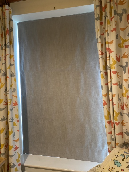 Making toddlers room as dark as possible - help!