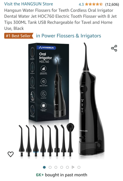 Has anyone got a water flosser?