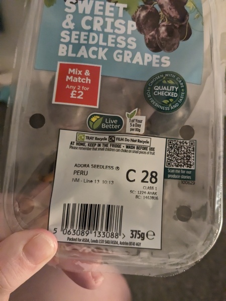 My grapes are unsettlingly large