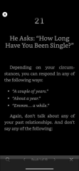 my attitude on this 1st date?