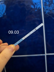 Strip tests getting fainter at 8 weeks