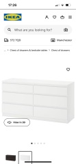 IKEA Malm drawers