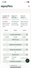 Insurance - PetPlan vs ManyPets