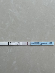 Positive pregnancy test or evaporation line???
