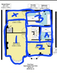 Help! Reconfigure first floor - too many bathrooms