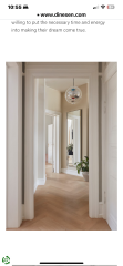 Dark hallway with dark wood- help!