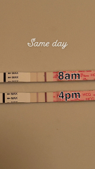 Clear blue evap line