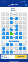Ryanair seats