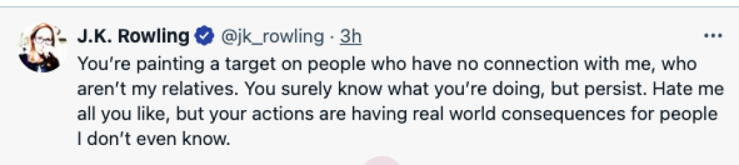 JKR vs Police Scotland?