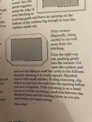 How to turn cross stitch into a cushion?