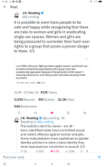 JK Rowling has sadly opened her mouth again