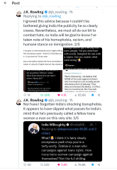 JK Rowling has sadly opened her mouth again