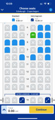 Ryanair seats