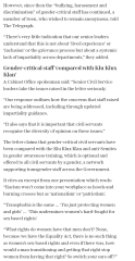 Trans Rights Activists in Civil Service 'undermine' policies