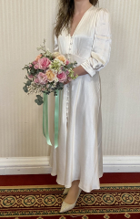 Wedding dress for a chilly Yorkshire wedding? With pics