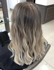 Bleaching and dying hair