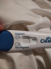 Line eyes 7 dpo pos