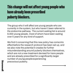 No more puberty blockers for children from the NHS - reported in the Times!