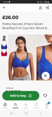 Colourful larger home bras without wiring?