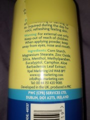 ISO talc or body powder