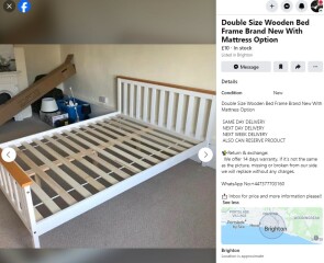 Buying a double bed