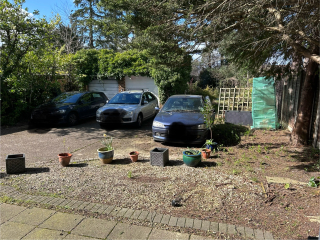 Another car parking one but one is abandoned