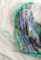 It's crochet,  knit and natter thread 11. So much yarn we need a yarn barn.