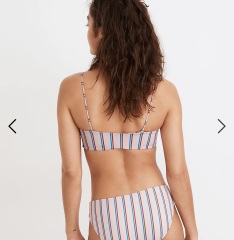 Bandeau bikinis with no back clasp