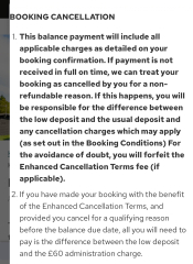 Hoseasons £10 deposit beware