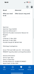 PLEASE HELP BLOOD RESULTS
