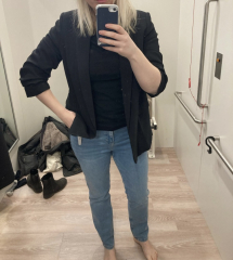 Outfit for meal - blazer and jeans
