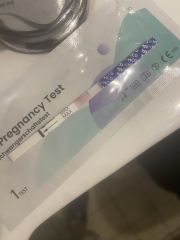 Positive pregnancy test or evaporation line?