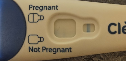 Positive pregnancy test
