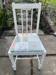 Pink kitchen cabinets