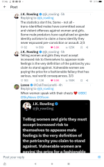 JK Rowling has sadly opened her mouth again