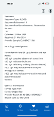 PLEASE HELP BLOOD RESULTS