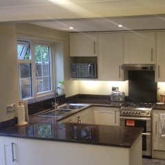 If you have a white kitchen, can you tell me what counter surface you have