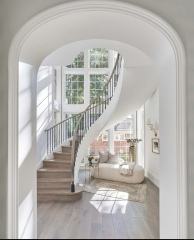 Dark hallway with dark wood- help!