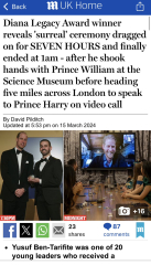 If you were William, how would you handle the Diana Legacy Awards from now on?