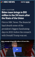 To be amused at how the FERVENTLY "worried"  anti-Biden peops have ignored SOTU, and the response?