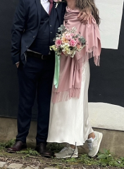 Wedding dress for a chilly Yorkshire wedding? With pics