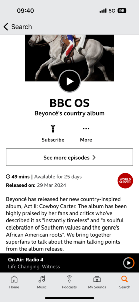 Beyonce and country - can anyone ever say a particular genre of music can 'belong'  to  an ethnicity
