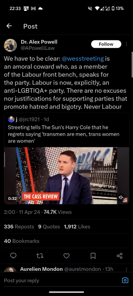 Labour infighting over trans issues reignited by Cass Review