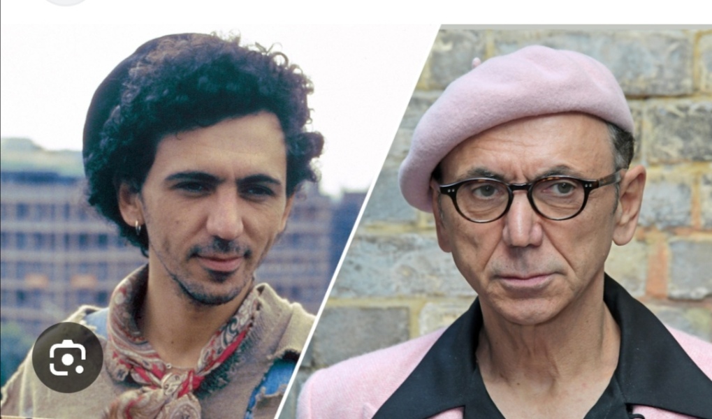 Male celebrity in London today in a pink beret